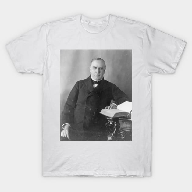 Vintage President William McKinley Photograph T-Shirt by pdpress